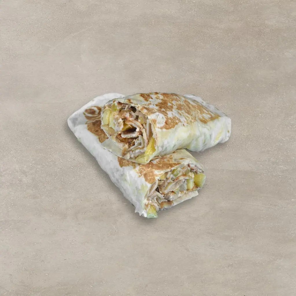 شاورما خبز صاج بالجبن